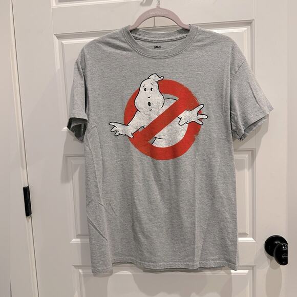 Ghostbusters Mad Engine Logo T-Shirt-Medium - Picture 1 of 4
